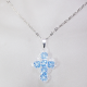 Small Cross - Karen-Silver Chain - 2